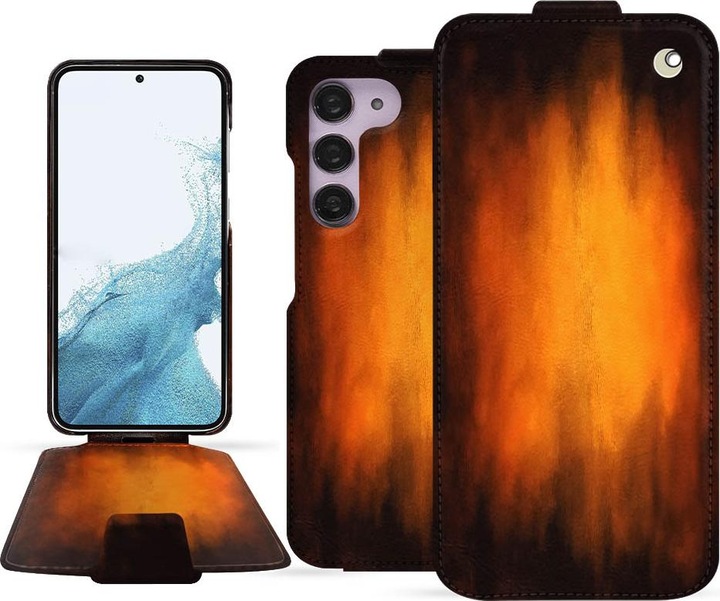 Actual product image Noreve Vertical leather shell (Samsung Galaxy S23)