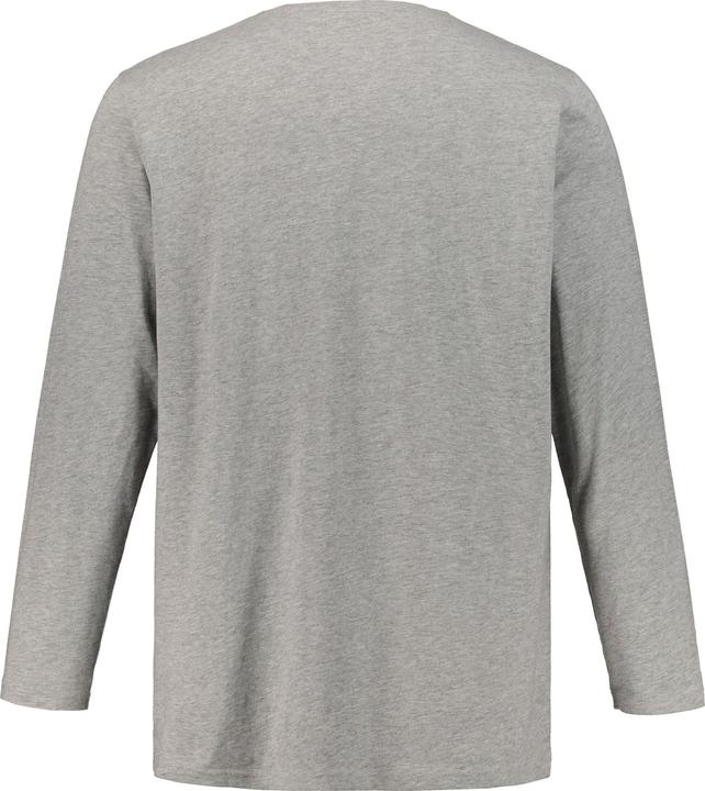 Produktbild JP1880 Henley, Basic, Shirt, Langarm, Knopfleiste, bis 8XL (XXL)