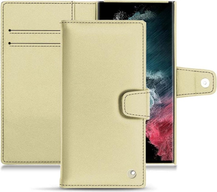 Noreve Lederschutzhülle Wallet (Samsung Galaxy S22 Ultra)