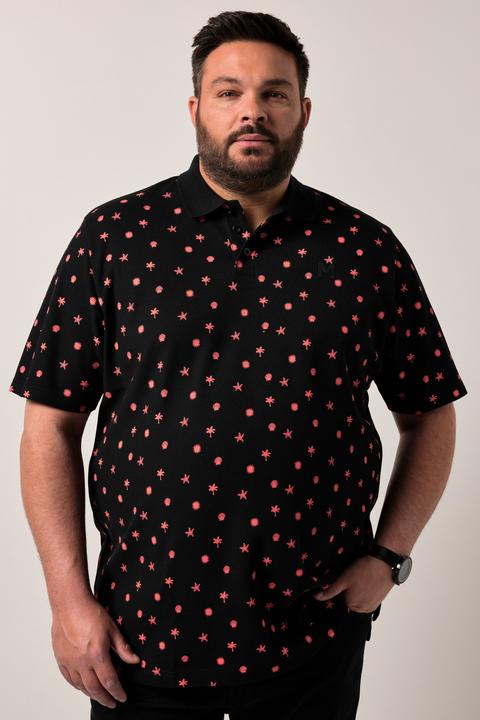 Produktbild Men+ Poloshirt, Piqué, Alloverprint, Halbarm (8XL)
