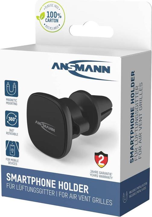 Produktbild Ansmann Smart Magnet KFZ Halterung Magnetische L?ftungsgitter-Halterung