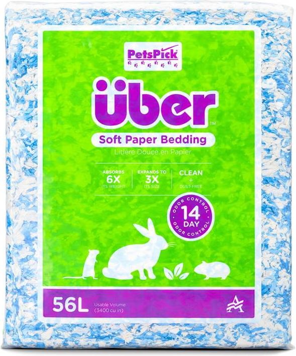 Actual product image Über Soft Paper Bedding 56l Blue/White - (45066) (Bedding)