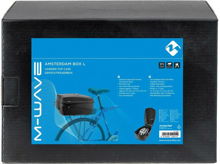 Produktbild M-Wave Amsterdam Box L (17 l, Gepäckträgertasche)