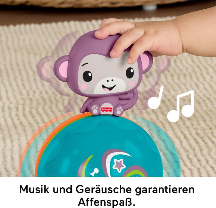 Image du produit Fisher-Price Crawl & Go Monkey (Allemand, Anglais, Danois, Espagnol, Finlandais, Français, Grec, Hongrois, Italien, Néerlandais, Norvégien, Polonais, Portugais, Russe, Slovaque, Suédois, Tchèque, Turc)