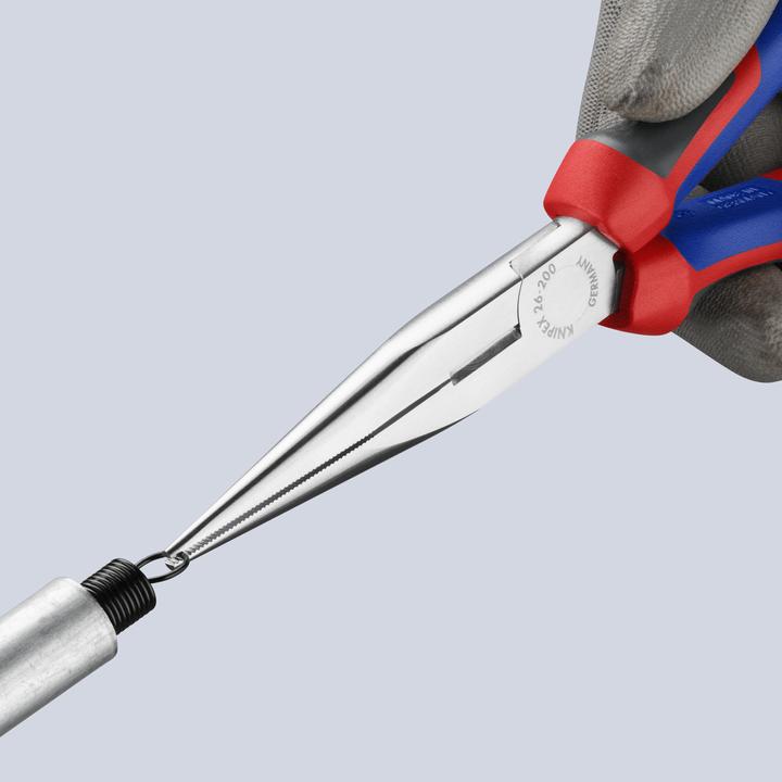 Produktbild Knipex Flachrundzange mit Schneide (200 mm)