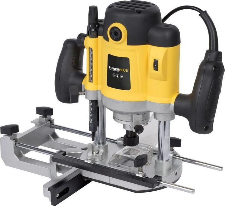 Actual product image Powerplus Oberfräse 1500w +12 fräsbits