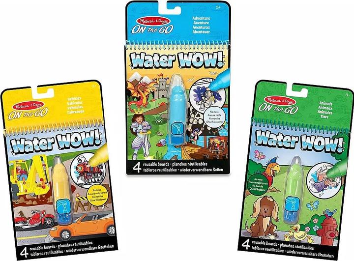 Melissa & Doug 3er Pack Fahrzeuge, Tiere und Abenteuer