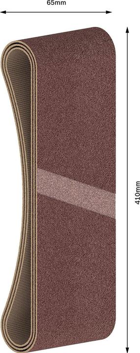 Produktbild Bosch Professional Zubehör PRO X440 Schleifband, 65 x 410 mm, G100 (100)