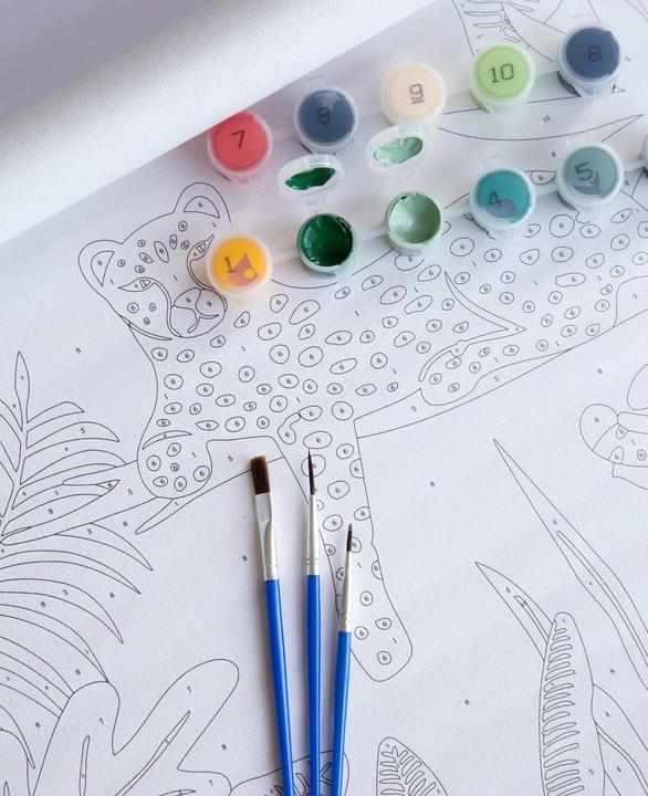 Immagine prodotto I Am Creative Pittura con i numeri, Jaguar, Decorazione murale