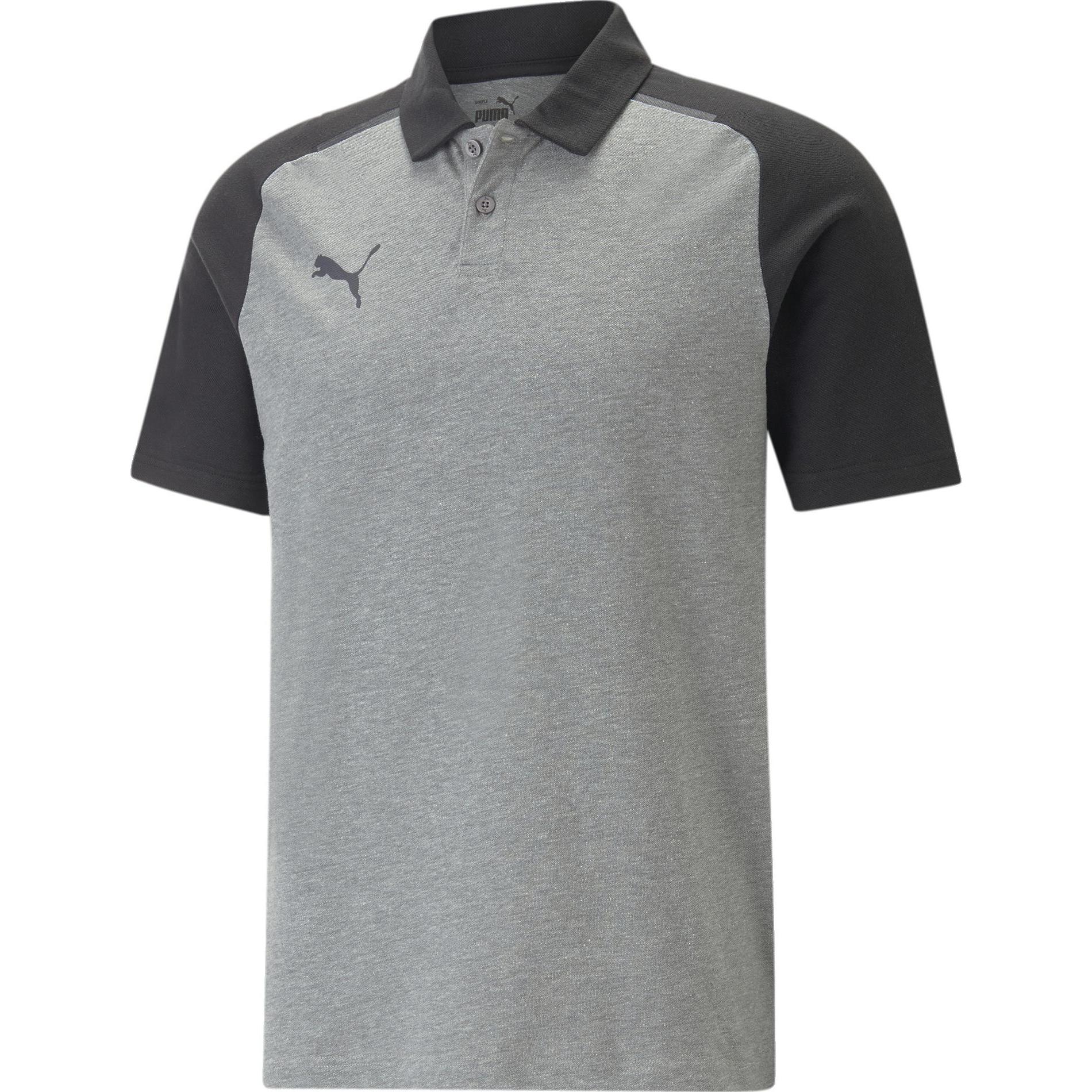 Puma, Herren, Shirt, teamCUP Casuals Polo, Grau, (XXL)