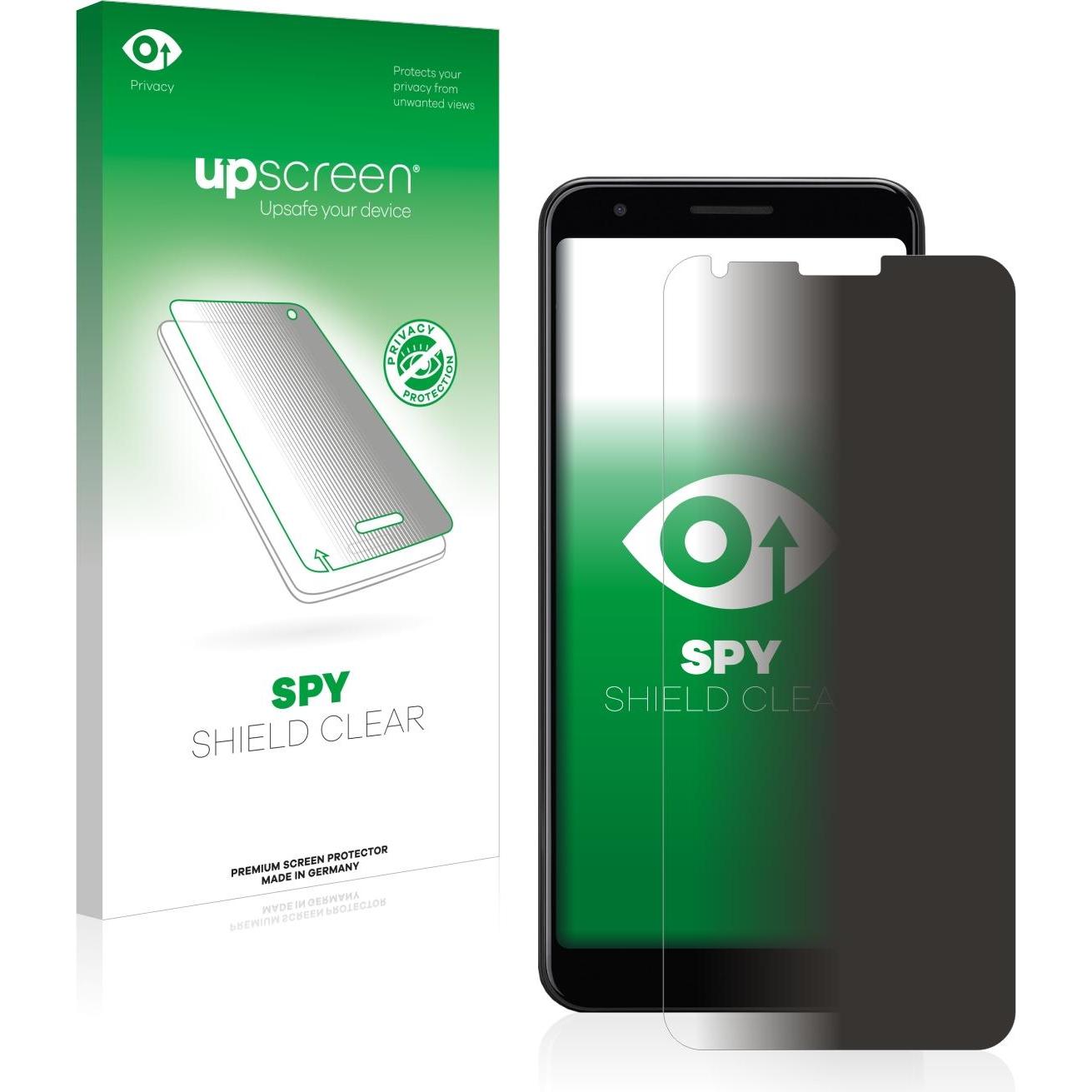 upscreen Spy Shield Blickschutzfolie (1 Stück, Google Pixel 3a XL), Smartphone Schutzfolie, Blau