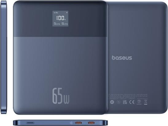 Actual product image Baseus Blade2 Series Fast Charge Powerbank 65W 12000mAh (12000 mAh, 65 W, 46.44 Wh)