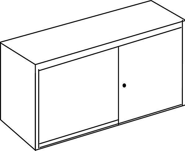 Image du produit Mauser Armoire à portes coulissantes (120 x 43,5 x 83 cm)