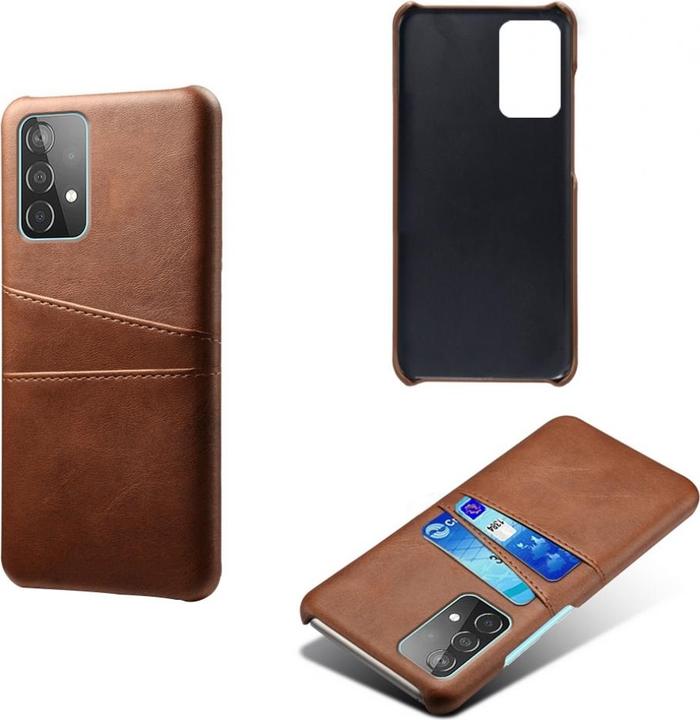 Produktbild Screenguard Samsung Galaxy A52 CardCaddy Leder Backcase mit Kartenfächern (Samsung Galaxy A52)