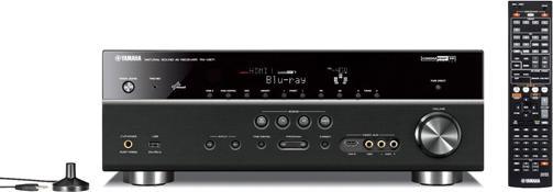 Produktbild Yamaha RX-V671, 7.1 AV- Netzwerk Receiver, 3D, DLNA, Schwarz