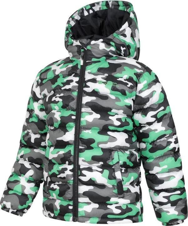 Actual product image Mountain Warehouse Childrens/Kids Seasons Camouflage Padded Jacket (116)