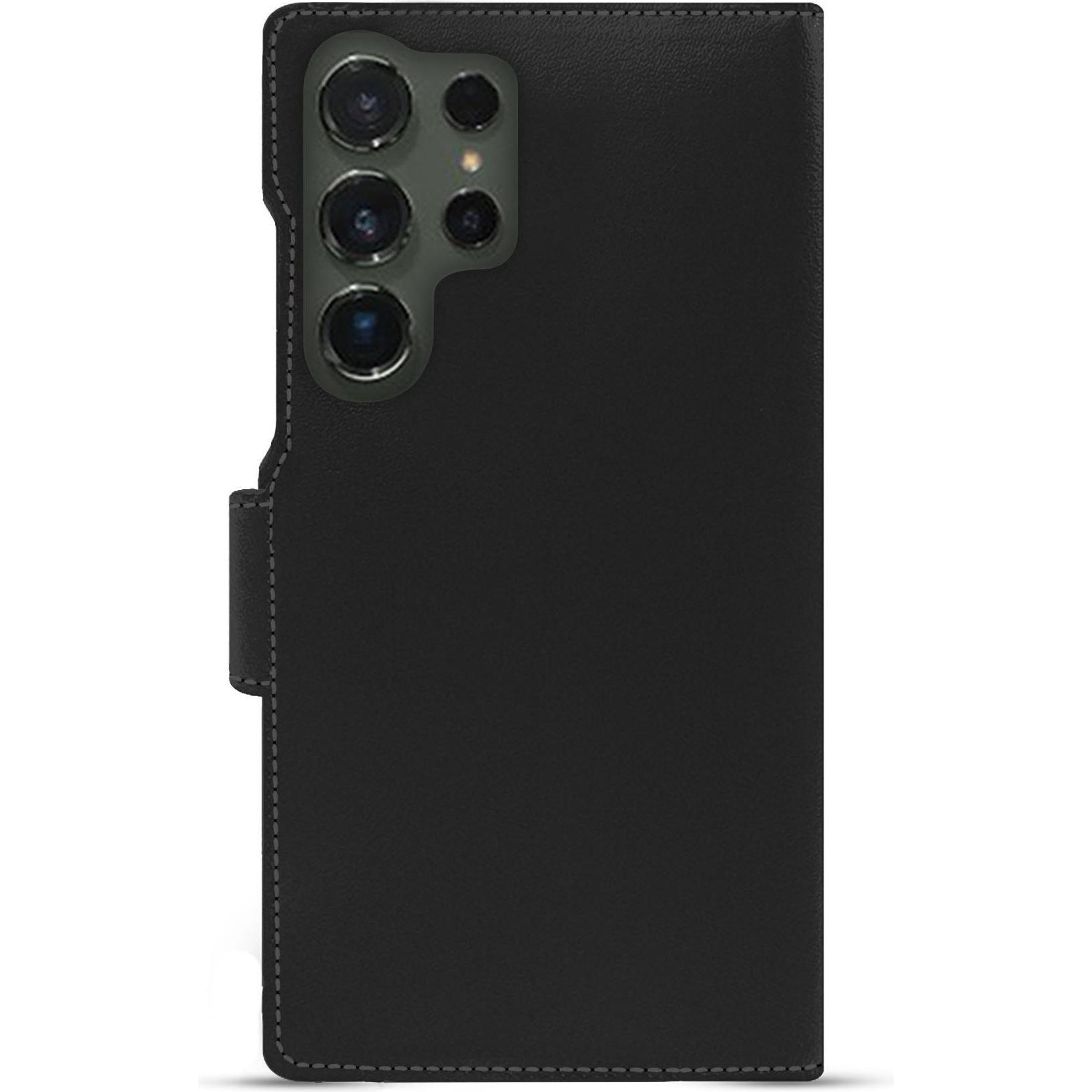 Thumbnail - Noreve Lederschutzhülle (Samsung Galaxy S24 Ultra), Smartphone Hülle, Braun