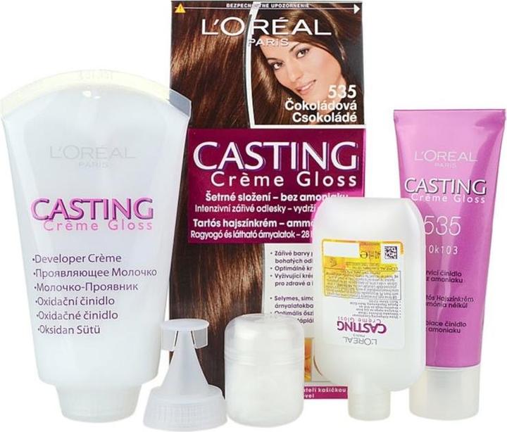Actual product image L'Oréal Paris Loreal Professionnel - Hair Colour Casting Crème Gloss 535 Chocolate (535 Chocolate)