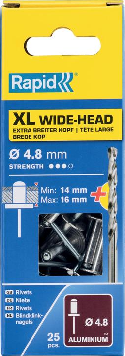 Produktbild Rapid XL Blindniete Ø 4,8 x 20 mm
