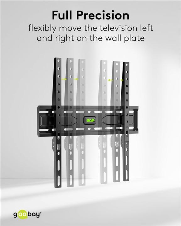 Image du produit Goobay TV-Wandhalterung FIXED L (Mur)