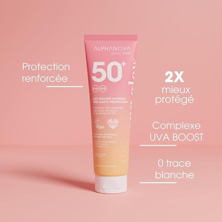Immagine prodotto Alphanova daily SUN Latte solare SPF50 Tb 150 ml (Latte solare, SPF 50, 150 ml)