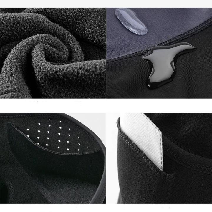 Actual product image Rockbros LF8113-1 cycling balaclava, universal size - black