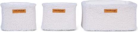 Actual product image Childhome Storage basket set of 3 with hooks for hanging