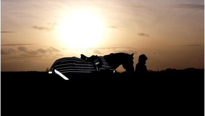 Actual product image Horseware Amigo Reflectech Competition Riding Rug Sheet