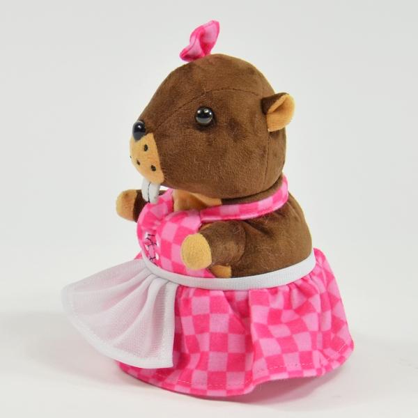 Image du produit Kögler Marmotte Laber "Resi" avec Dirndl, 15x10x12cm, piles incluses (15 cm)