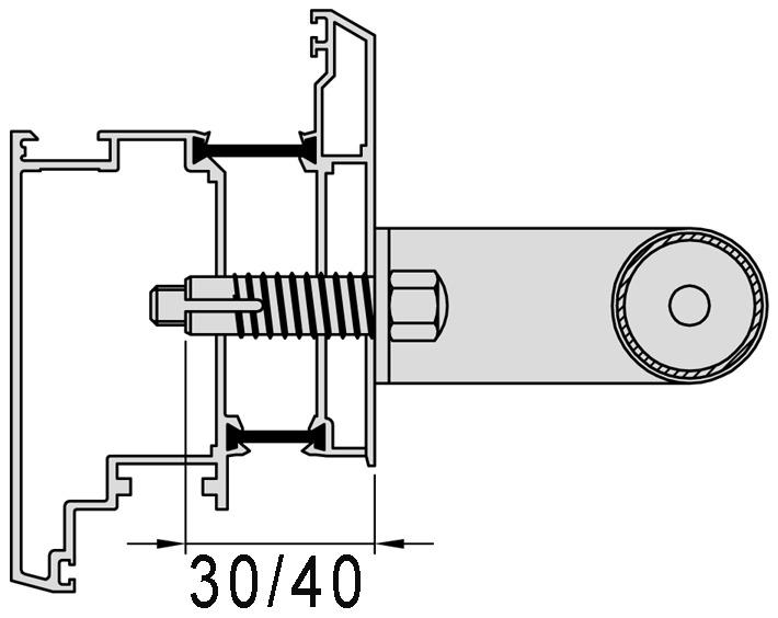 Actual product image Kws Mounting sets S 24 (Door set)