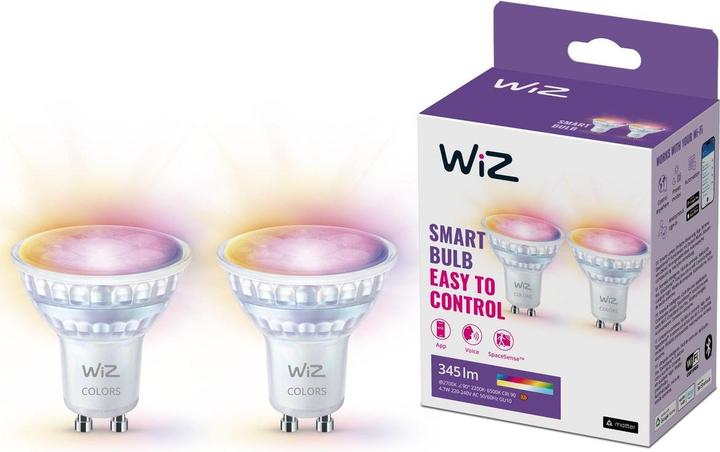 Actual product image WiZ Tunable White & Colour (GU10, 345 lm, 2x)