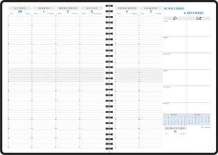 Actual product image Exacompta Daily calendar "Consultation W" 2023, grey (French)
