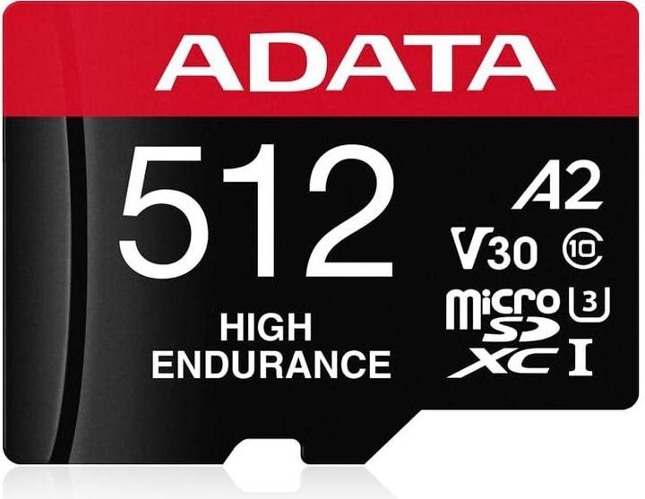Actual product image Adata High Endurance (512 GB, microSDXC, UHS-I)