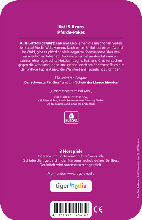 Produktbild Tigermedia Multicard - Kati & Azuro - Pferde-Paket (Deutsch)