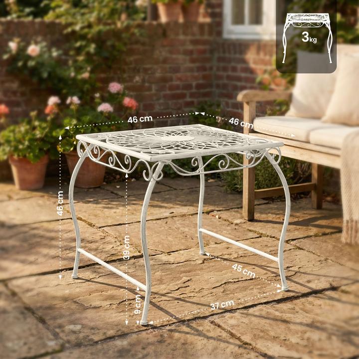 Image du produit CLP Table Zarina, blanc antique