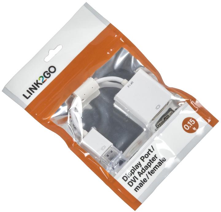 Produktbild Link2Go DisplayPort zu (DVI, 10 cm)