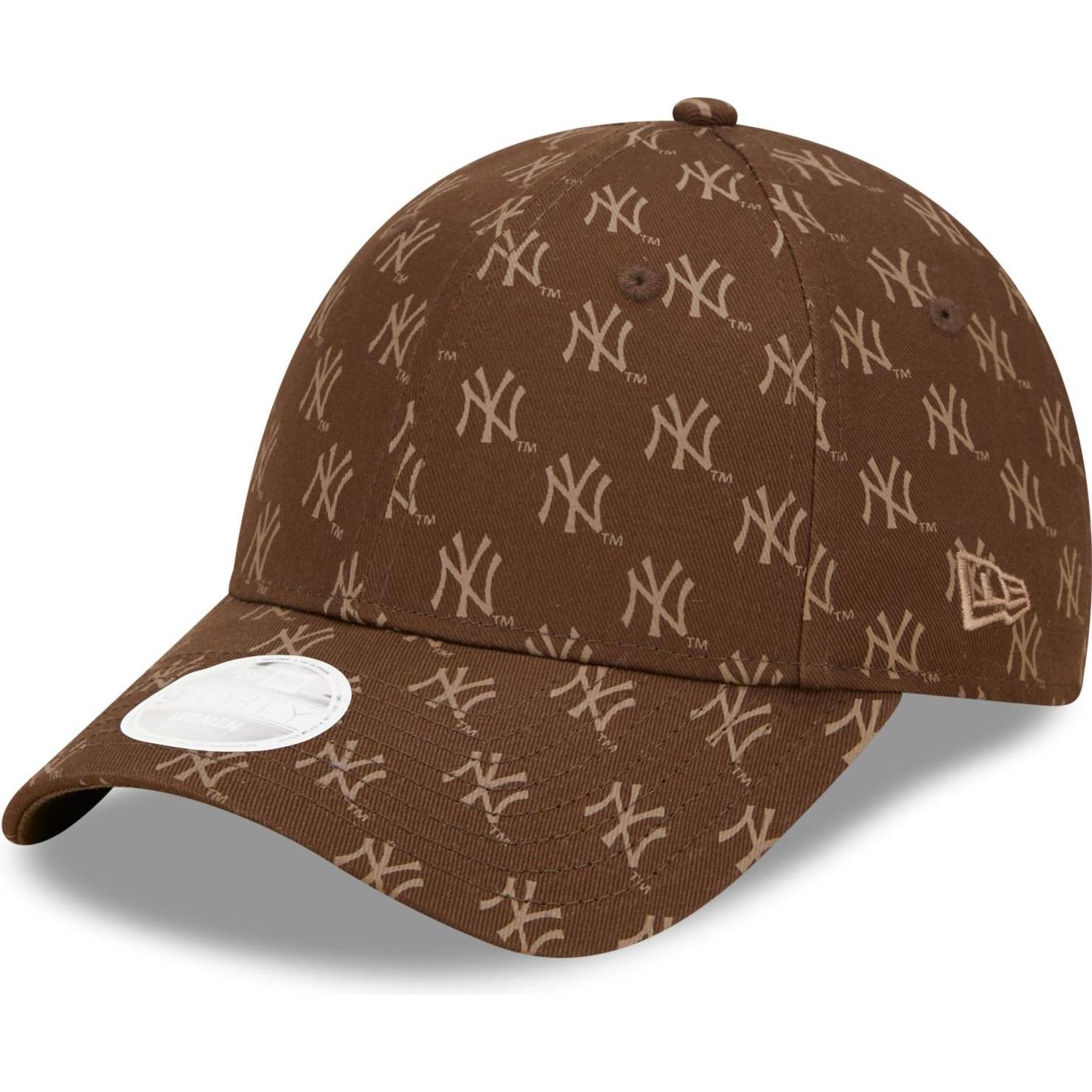New Era, Damen, Cap, 9Forty Monogram New York Yankees, Braun