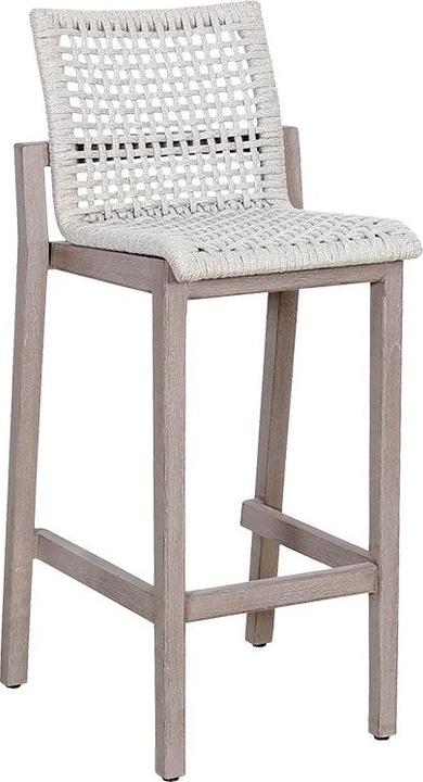 Produktbild Les Jardins Hocker COPENHAGUE Duratek Flachseil beige meliert TAB4268