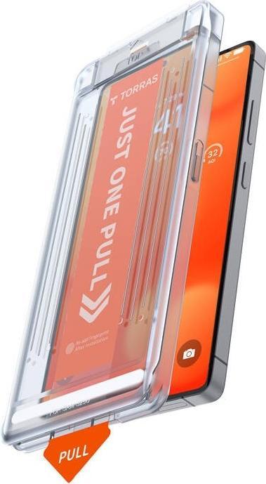 Actual product image Torras Install Master Protective glass for Samsung S25 (1 Piece, Samsung Galaxy S25)