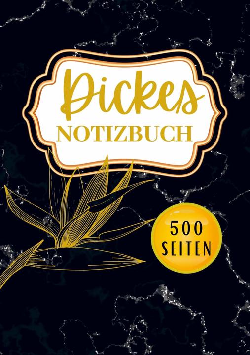 Thick notebook A5- 500 pages (A5, Dotted, Hardcover)