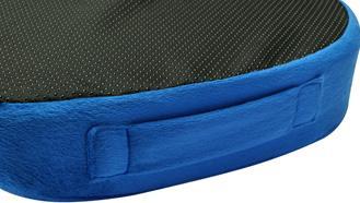 Produktbild Powerone Orthopädisches Kissen, druckfeste Kunststoffspitze, ergonomisch, blau, Memory-Schaum