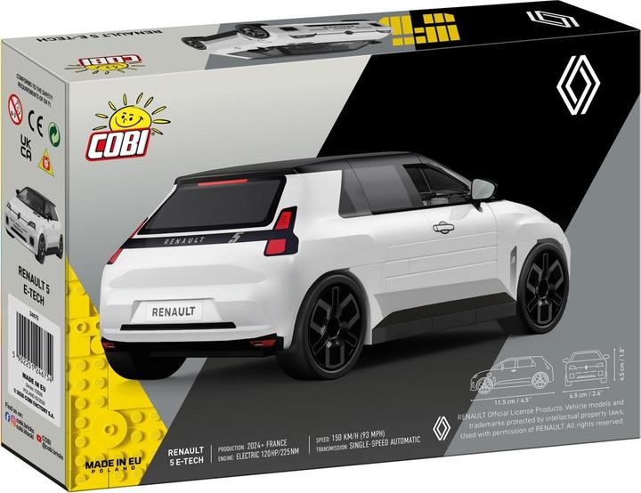 Produktbild Cobi Renault 5 E-TECH white 78kl 24675