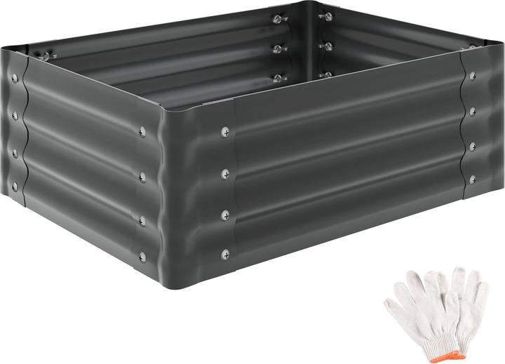 Actual product image tectake Salvia raised bed, galvanized, various sizes