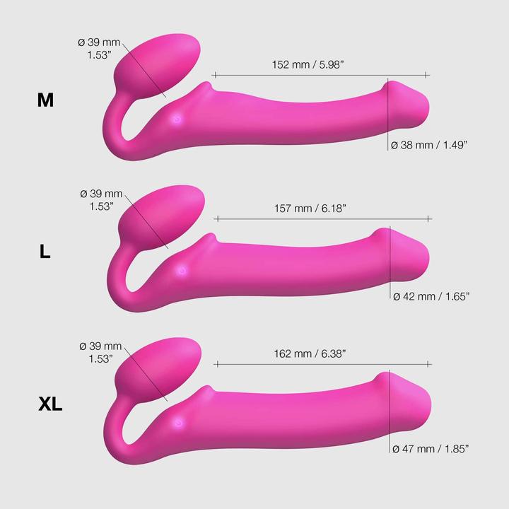 Produktbild Strap-on-me Vibrating Bendable (M)
