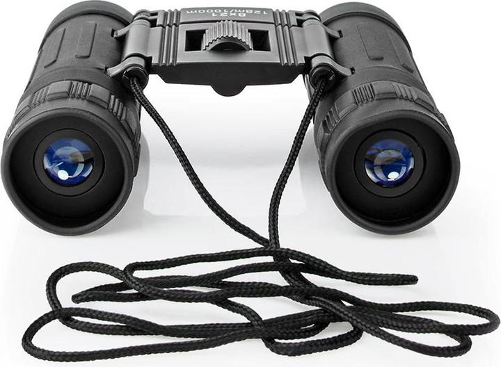 Image du produit Nedis SCBI1000BK Jumelles Grossissement : 8 Diamètre de l'objectif : 21 mm Distance interpupillaire : (8x, 21 mm)