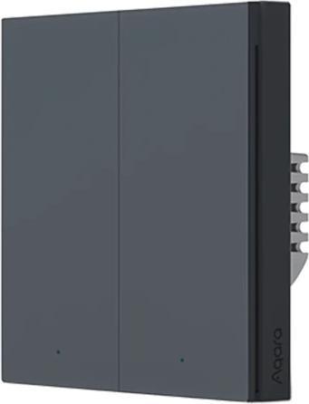 Produktbild Aqara Smart Wall Switch H1 Grau No Neutral, Single Rocker (Zigbee)