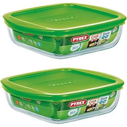 Pyrex PYRG4CCA17, Vorratsbehälter, Transparent, Grün
