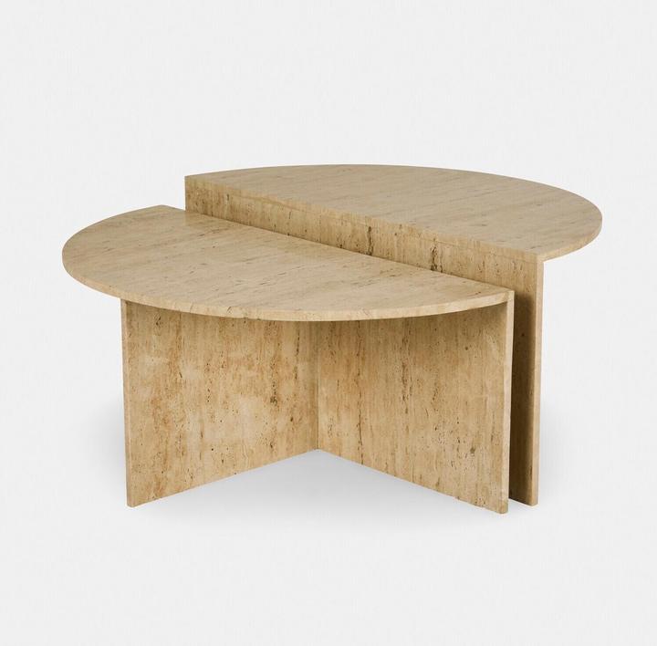 Image du produit Loberon Couchtisch Candeloro braun (45 x 90 x 42.50 cm)