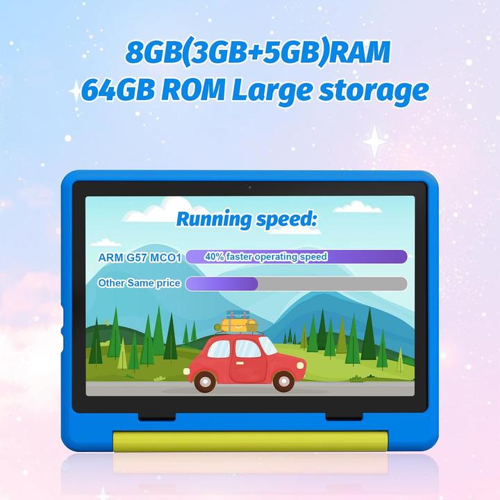 Produktbild Yicty Kinder-Tablet mit Elternkontrolle (10.10")