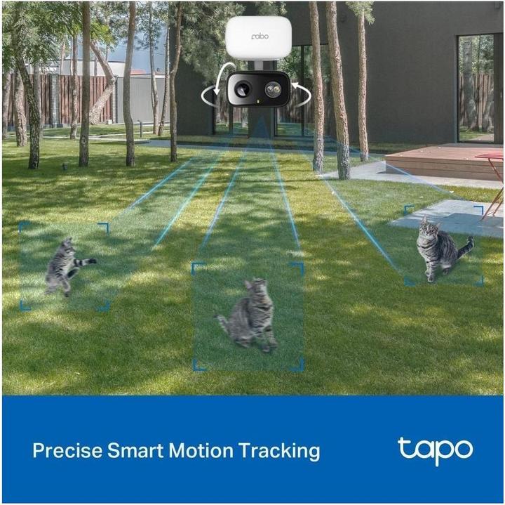 Produktbild TP-Link Mini-WLAN-Überwachungskamera Innen und Aussen IP65, Full-HD, KI, 360°